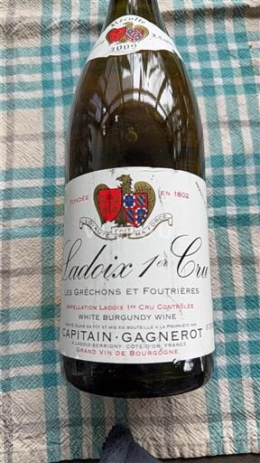 Burgundia Nespecificat Premier Cru Capitain-Gagnerot Les Gréchons et Foutrières 2009