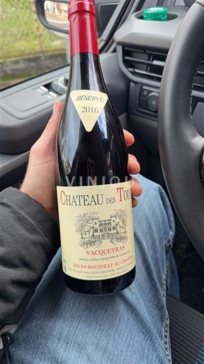 Рона долина Vacqueyras Château Tours Réserve 2016