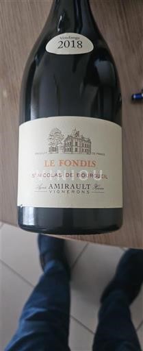 Loire-dalen Saint-Nicolas-De-Bourgueil Amirault Le Fondis 2018