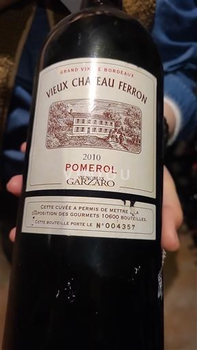 Bordeaux Pomerol Château Vieux Château Ferron 2010