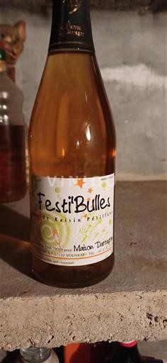Loiredalen Vouvray Maison Darragon Festi'Bulles Icke årgångsbetecknad