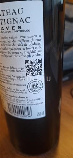 Bordeaux Graves Château Latignac 2020