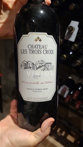 Bordeaux Fronsac Château Les Trois Croix 2010