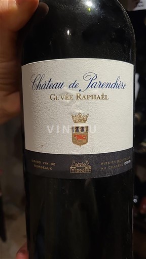 Bordoja Bordeaux Supérieur Château Parenchère Raphaël 2018