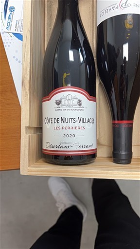 Burgundia Côte de nuits villages Desertaux-Ferrand Les Perrières 2020