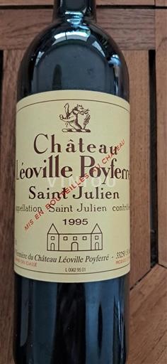 Bordeaux Saint-Julien Grand Cru Château Léoville Poyferré 1995