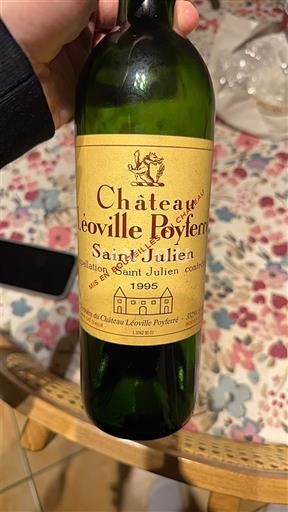 Bordeaux Saint-Julien Grand Cru Château Léoville Poyferré 1995