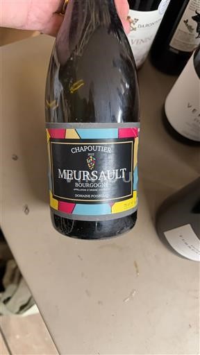 Burgundy Meursault Chapoutier 2022