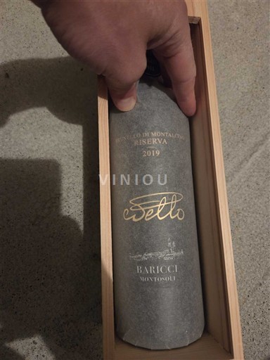 Toskana Brunelo di Montaldžino Baricci Sette 2019