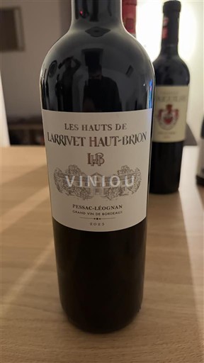Вина Rouge sec Les Hauts de Larrivet Haut-Brion Château Larrivet Haut-Brion 2023 Франція Бордо Пессак-Леоньян AOC
