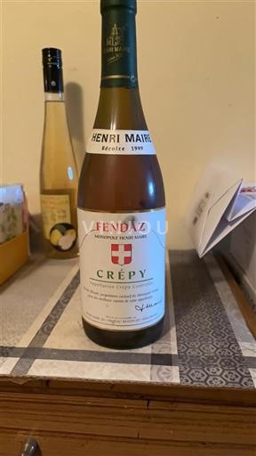 Savoie og Bugey Crépy Henri Maire Fendaz 1991