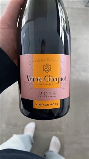 Champagne Veuve Clicquot Vintage Rosé 2015