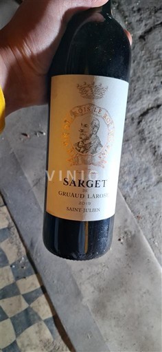 Bordeaux Saint-Julien Château Gruaud Larose Sarget Ikke-årgang