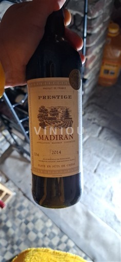 Jugperëndim Madiran Prestige 2014