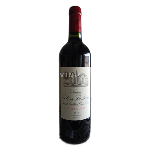 Bordeaux Saint-Émilion Grand Cru Château Côte de Baleau 2018