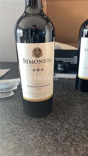 Primorski region Стелленбош Simonsig Labyrinth Cabernet Sauvignon 2016