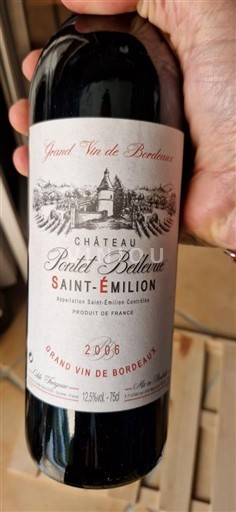 Bordeaux Saint-Émilion Château Pontet Bellevue 2006