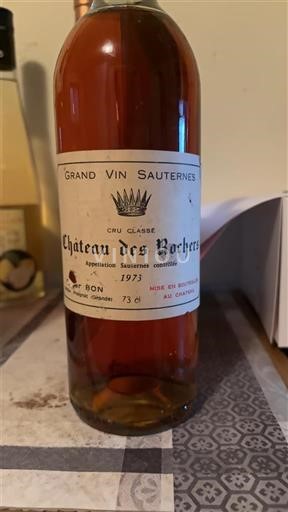 Bordeaux Sauternes Château Rochers 1973