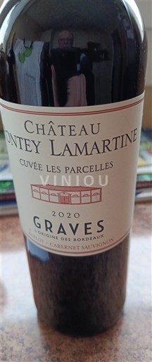 Bordoja Graves Château Montey Lamartine Les Parcelles 2020