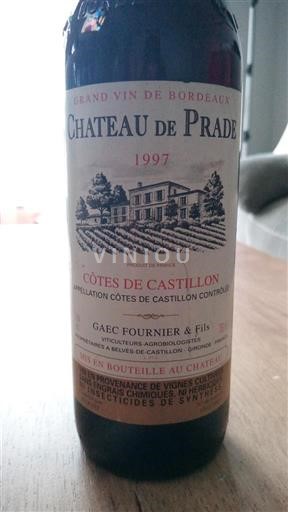 Bordo Nespecificirano Château Prade 1997