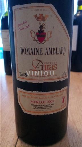 Југозапад Кот де Дюра Domaine Amblard 2007