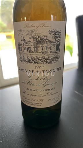 Sørvest Côtes de Gascogne Domaine Tariquet 2001