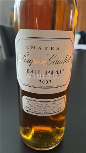 Bordoja Loupiac Château Loupiac Gaudiet 2007