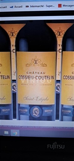 Bordo Сен-Тестеф Château Cossieu-Coutelin 2020