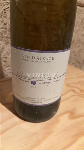 Алзас Аласас Vendanges Tardives Domaine Schneider Vendanges Tardives 2013