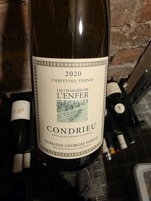 Vale do Ródano Condrieu Domaine George Vernay Les Chaillées de l'Enfer 2020