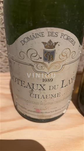 Vale do Loire Coteaux-du-layon Domaine Forges Chaume 1989