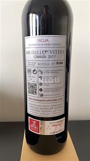 La Rioja Rioja Murillo Viteri Crianza 2017
