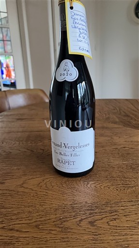 Burgund Pernand-Vergelesses Rapet Les Belles Filles 2020