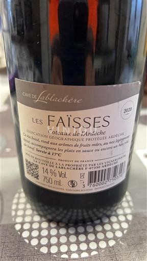 Alpi i Rodoska oblast Кота де Ардеш Cave de Lablachère Les Faïsses 2020