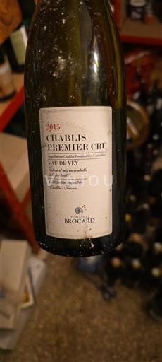 Burgundija Chablis Premier Cru Jean-Marc Brocard Vau de Vey 2015