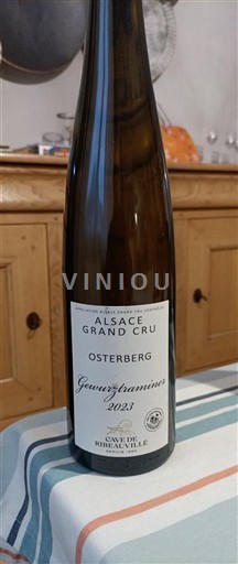 Алзас Алзас Гранд Кру Grand Cru Cave de Ribeauvillé Osterberg 2023