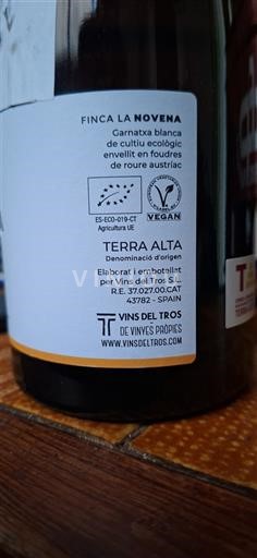 Vinos Blanc sec Finca la Novena Vins del Tros 2023 España Cataluña Terra Alta DO