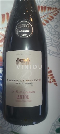 Rượu vang Rouge sec La Belle Jeunesse Château Bellevue 2023 Pháp Thung lũng sông Loire Anjou AOC