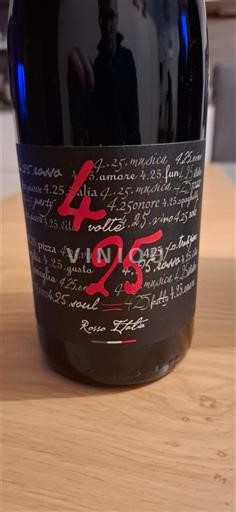 Toskana Тоскана Vino Rosso Italia 4,25 volte Non Millésimé