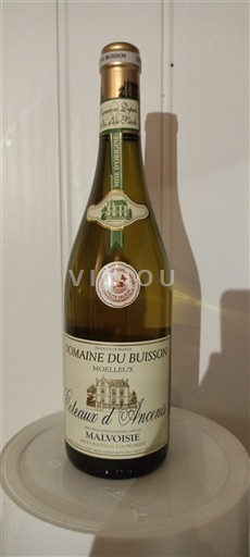 Lugina e Luarës Coteaux-d'Ancenis Domaine Buisson Château d'Ancenis Malvoisie Jo Viti