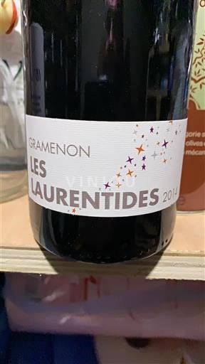 Рона долина Кот дю Рон Gramenon Les Laurentides 2014