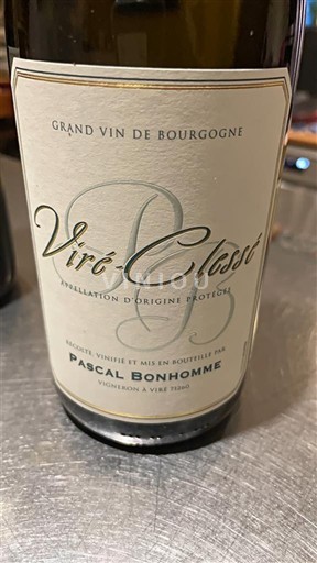 Burgund Viré-clessé Pascal Bonhomme Vielles vignes 2024