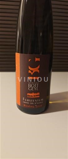 Алзас Алзас Гранд Кру Grand Cru Domaine Bott-Geyl Furstentum Riesling 2020