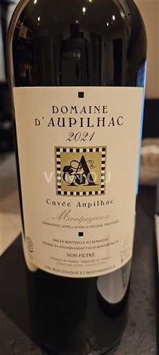 Languedok E paspecifikuar Domaine Aupilhac Aupilhac 2021
