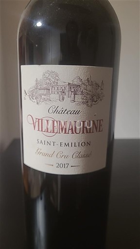 Burdeos Saint-Émilion Château Villemaurine 2017