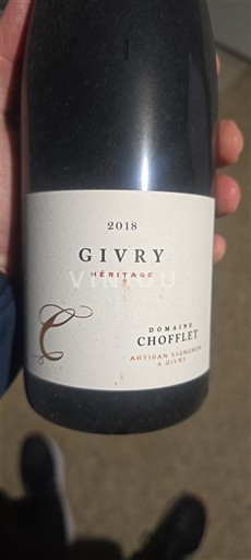 Bourgogne Givry Domaine Chofflet Héritage 2018