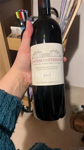 Bordo Сент-Емилион Гранд Кру Grand Cru Château Ferrand 2017