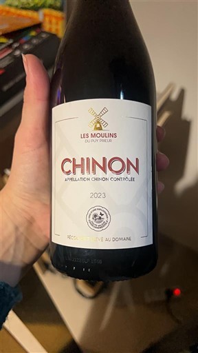 Vine Rouge sec Les Moulins du Puy Prier 2023 Frankrig Loire-dalen Chinon AOC