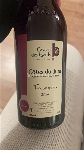 Žura Кот д'Жура Caveau des Byards Trousseau 2024