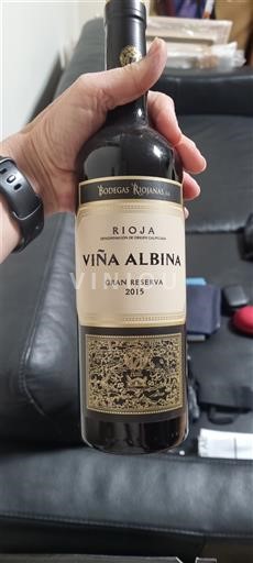 La Rioja Rioja Bodegas Riojanas Viña Albina Gran Reserva 2015